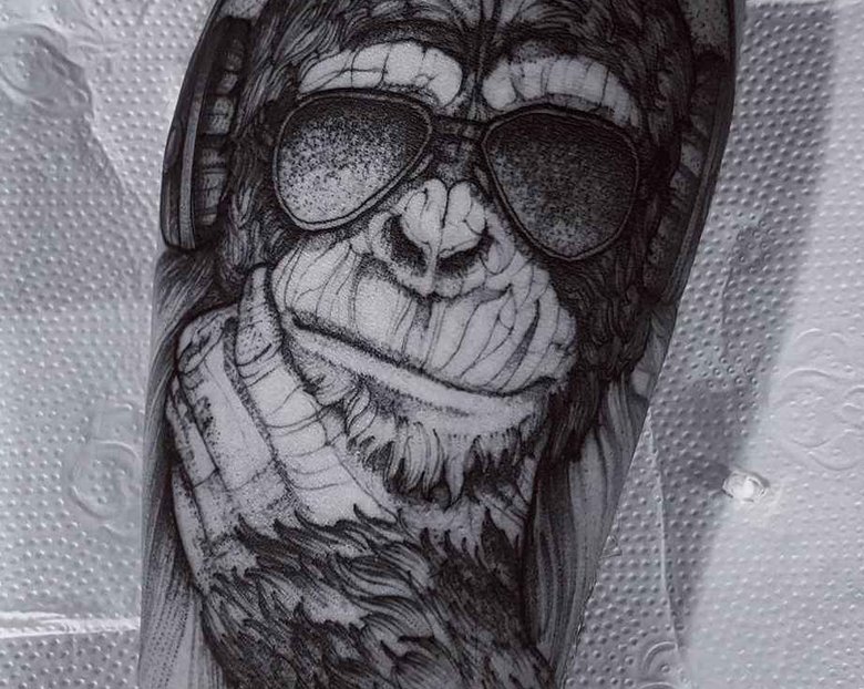 Felipe Kross блистательный мастер Dotwork из Сан-Паулу