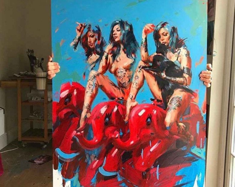 Модернизация классического Pin-Up в произведениях Криса Геста