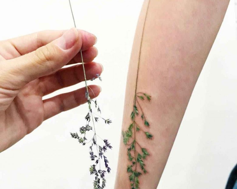 Botanical tattoo или ботанические татуировки - один из молодых трендов в татуировке