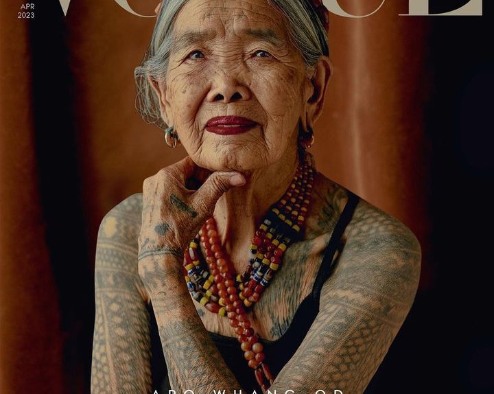Самая старая модель на обложке Vogue: 106-летняя филиппинская татуировщица оказалась в центре внимания